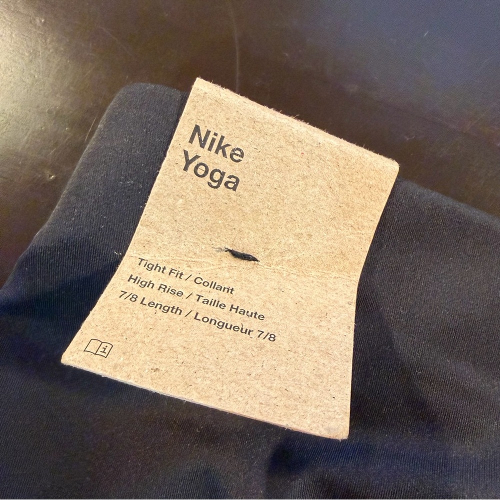 NWT Nike Plus Size 2X ‘Yoga Training Dri-Fit High-Waisted 7/8 Cutout Leggings’ - Picture 13 of 13